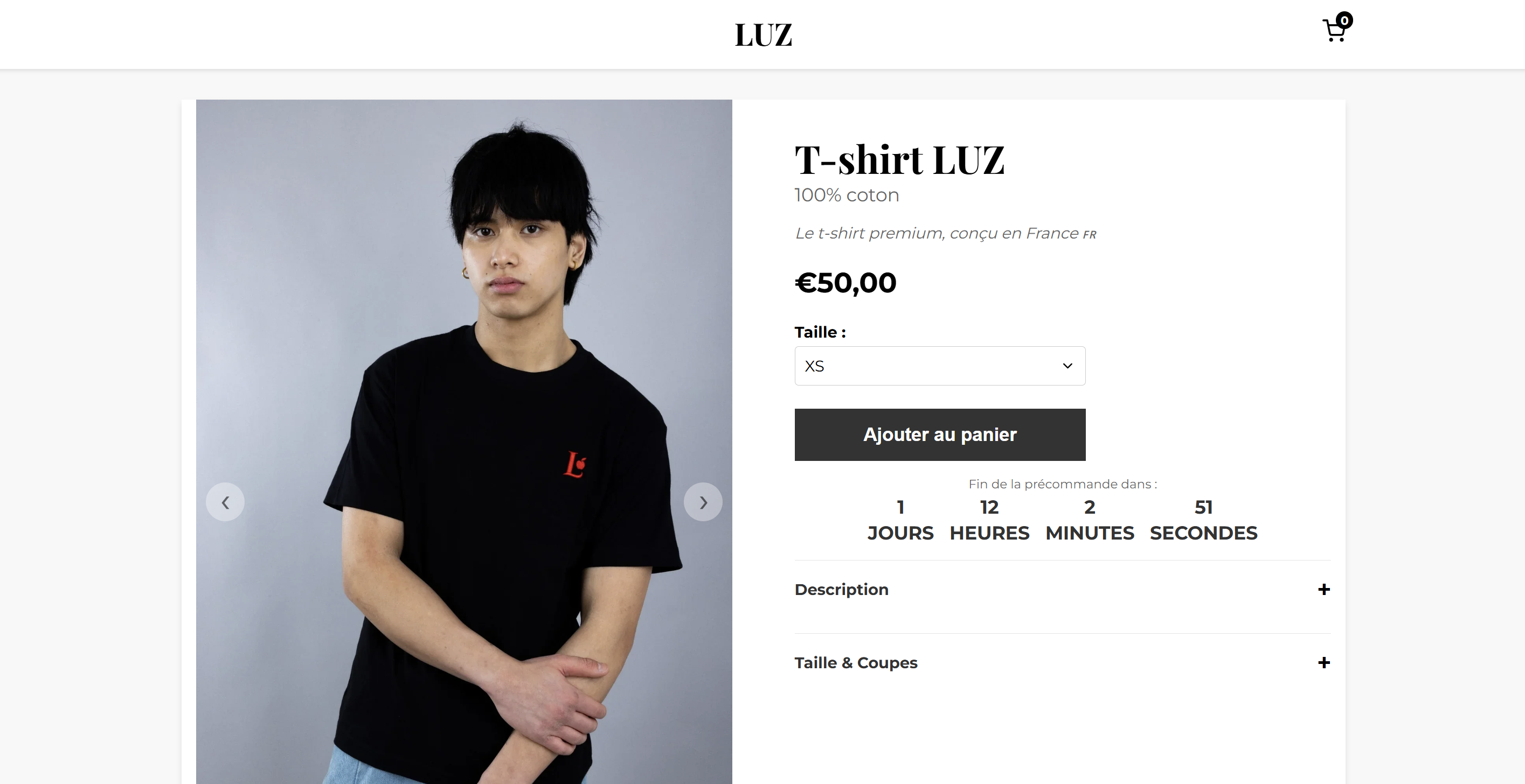 Projet luz-paris.com